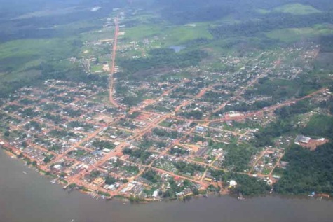 23 de Maio - Foto aérea da cidade - Oiapoque (AP) 72 Anos.
