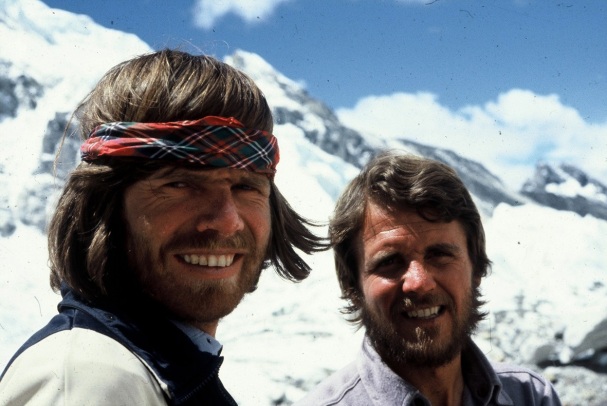 17 de Setembro – Reinhold Messner - 1944 – 73 Anos em 2017 - Acontecimentos do Dia - Foto 9 - Reinhold Messner e Peter Habeler, em 1978.