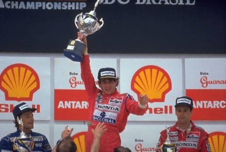 24 de Março - 1991 — Ayrton Senna vence pela primeira vez o Grande Prêmio do Brasil de Fórmula 1