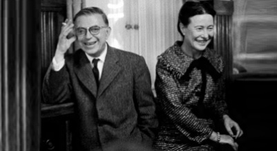 15 de Abril - Jean-Paul Sartre e Simone de Beauvoir.