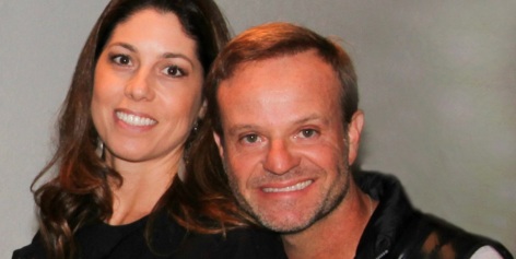 23 de Maio - Rubens Barrichello com a esposa, Silvana Barrichello.