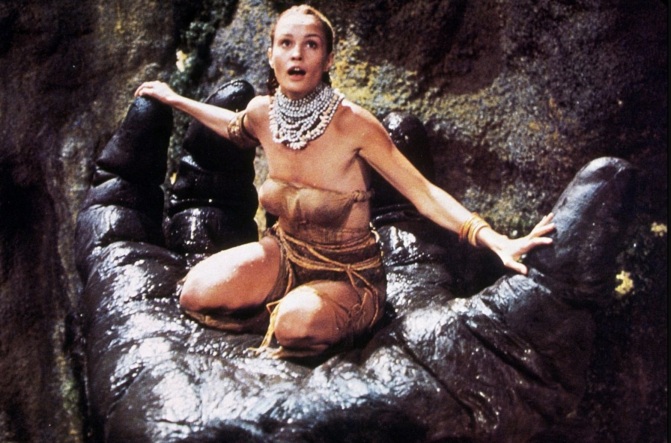 20 de Abril - 1949, Jessica Lange, atriz estadunidense, em King Kong.