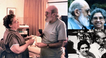 19 de Setembro – Paulo Freire - 1921 – 96 Anos em 2017 - Acontecimentos do Dia - Foto14 - Paulo Freire e a esposa Elza.