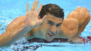 30 de Junho — Michael Phelps, nadador campeão olímpico.