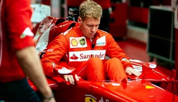 3 de Julho – Sebastian Vettel, piloto, alemão de Fórmula 1, na Ferrari.