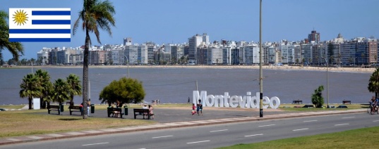 25 de Agosto — 1825 — O Uruguai se proclama independente do Império do Brasil - Foto de Montevidéu, capital do Uruguai.