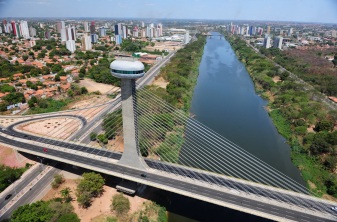 16 de Agosto – Foto aérea do Mirante Ponte Estaiada — Teresina (PI) — 165 Anos em 2017.
