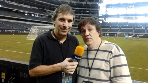 20 de Junho - Oscar Ulisses em reportagem na Copa América.