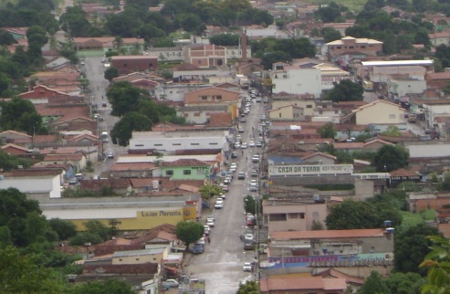 1 de Outubro - Vista panorâmica da cidade — Campos Belos (GO) — 63 Anos em 2017.