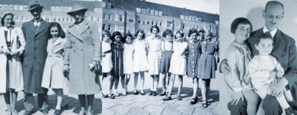 12 de Junho - 1929 – Anne Frank, escritora alemã e vítima judia dos nazistas - Com a família e com amigas.