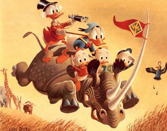 27 de Março - Carl Barks, ilustrador estado-unidense - Família de Patos - Tio Patinhas, Pato Donald
