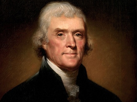 13 de Abril - 1743 — Thomas Jefferson, político estadunidense (m. 1826).