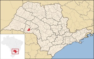 1 de Julho - Mapa de localização — Assis (SP) — 112 Anos.