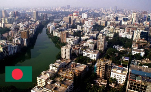 Cidade de Daca, capital de Bangladesh.