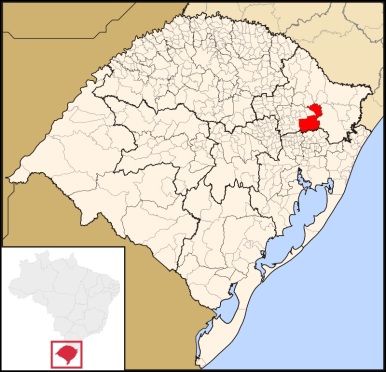 20 de Junho - Localização de Caxias do Sul (RS) — 127 Anos.