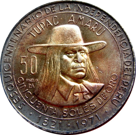 19 de Março - Túpac Amaru II, líder mestiço peruano de origem nobre, 5